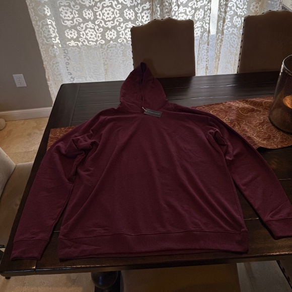 Holderness & Bourne Men's XXL The Lawson Pullover Heathered Dark Claret - Picture 4 of 10